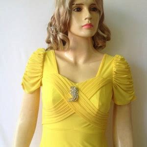 Daffodil Yellow Dress. Dress With Sleeves. Knee Length Dress - Etsy