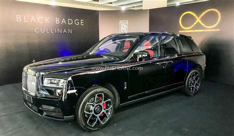 Rolls-Royce Cullinan Black Badge - India launch price Rs 8.2 crore - RushLane