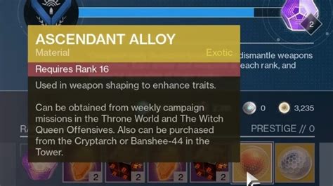 How To Get Or Farm Ascendant Alloy in Destiny 2 (Updated) - Gamer Tag Zero