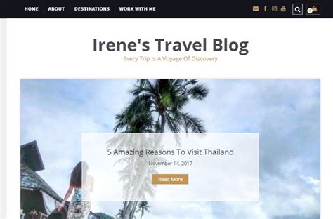 Irene's Travel Blog - Singapore Website Awards 2017Singapore Website Awards 2017