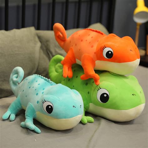 Colored Chameleon Lizard Soft Stuffed Plush Toy – Gage Beasley