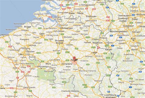 Namur Map - Belgium