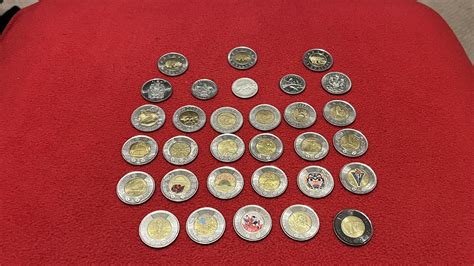 My complete toonie collection, I got all of them from working with a ...