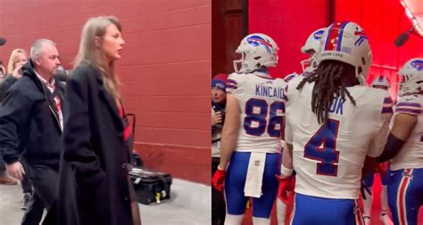 Bills Players Get Distracted After Taylor Swift Walks By Them Before Game vs Chiefs - Daily Snark