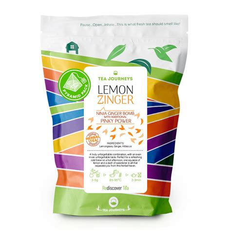 Lemon Zinger | Lemongrass Ginger Hibiscus Herbal Blend | Tea Bag — Tea ...