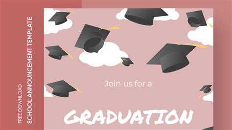 High School Graduation Announcement Free Google Docs Template