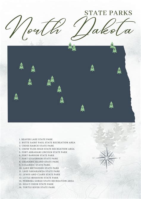 North Dakota State Park Map: Fishing, Camping, and More