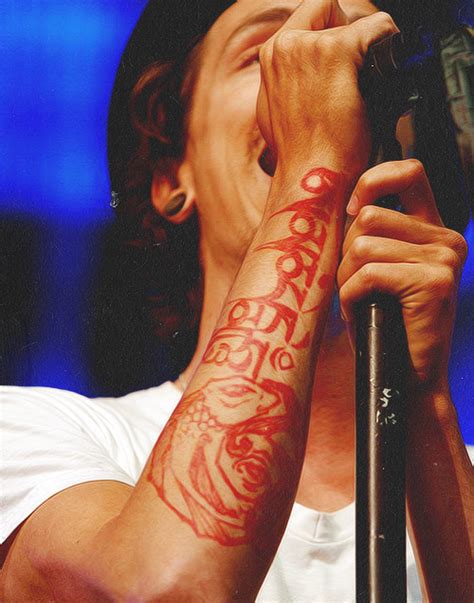 Brandon Boyd of Incubus | Red ink tattoos, Celebrity tattoos, Red tattoos