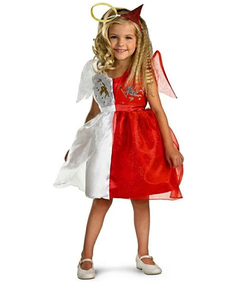 Devilish Angel Toddler Costume - Girl Devil Costumes