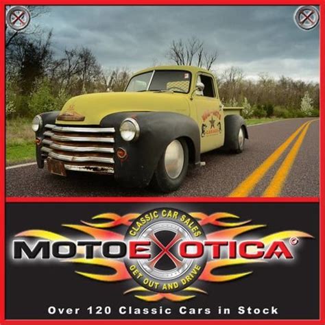 1950 Chevrolet 3100 Rat Rod Pickup | Motoexotica Classic Cars