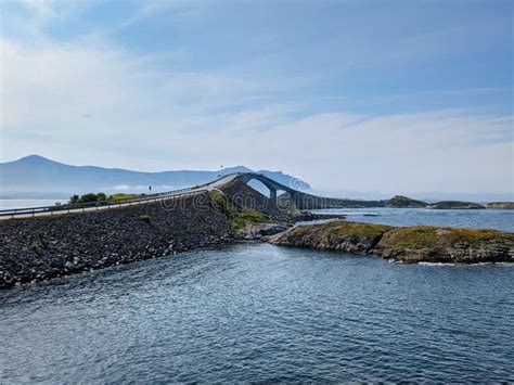 Atlantic Road in Norway, Atlanterhavsveien. Fantastic Road Bridge Over ...