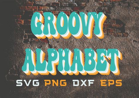 Excited to share this item from my #etsy shop: Groovy Font Svg, Retro Font Svg, Monogram svg ...