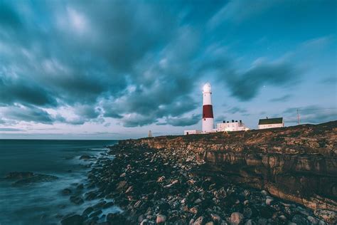 HD wallpaper: lighthouse during daytime, light house, coast, beacon ...