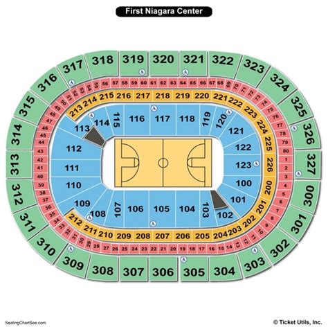 Keybank Arena Interactive Seating Chart - Arena Seating Chart