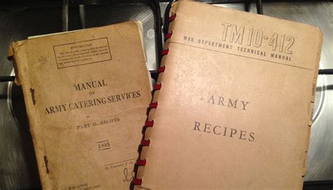 VE Day Dinner from the US Army Cook Book