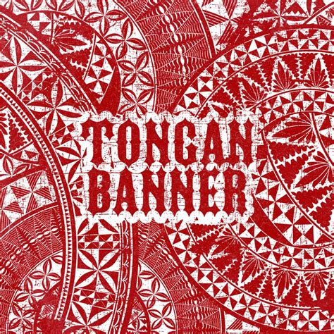 Tongan Pattern Banner - Etsy New Zealand