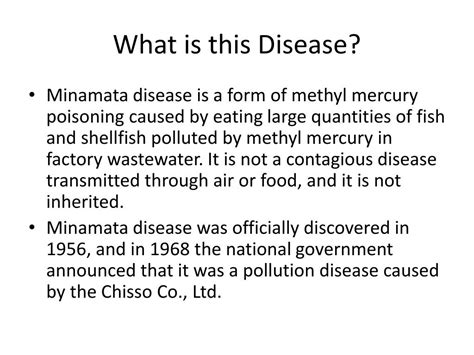 PPT - Minamata Disease PowerPoint Presentation, free download - ID:5622475