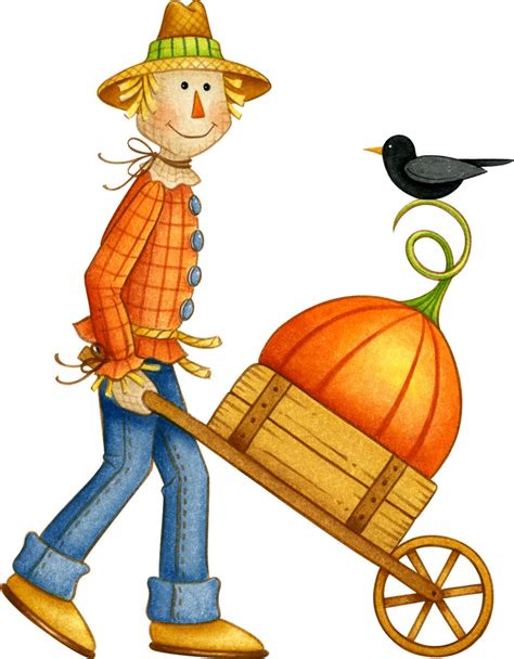 fall scarecrow clipart - Clip Art Library