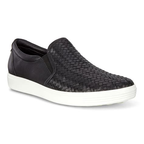 ECCO Women's Soft 7 Slip-On Shoes Black | Laurie's Shoes