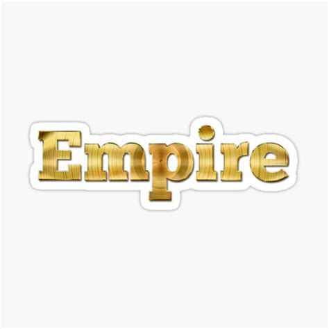 "Empire TV Show Logo" Sticker for Sale by FandomAnonymity | Redbubble