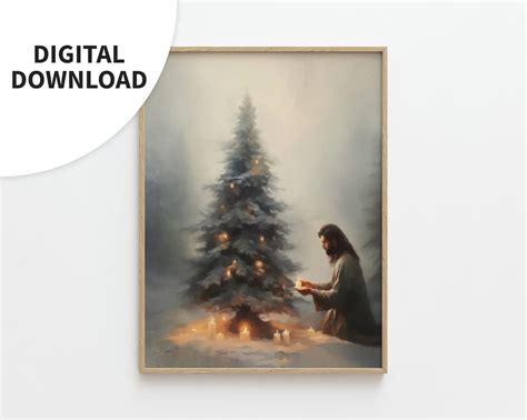 Jesus Christ Artwork, Digital Download, light of Christmas, Christian ...