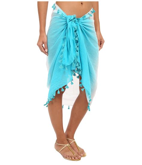 Seafolly Splendour Sarong Cover-Up in Blue (Seychelles) | Lyst