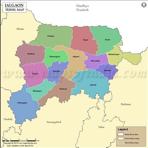 Jalgaon Tehsil Map