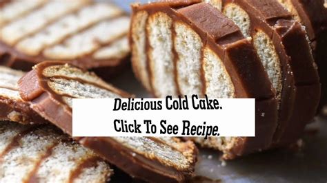 Delicious Cold Cake Recipe | Cold Cake With Marie Biscuits | Recipes ...