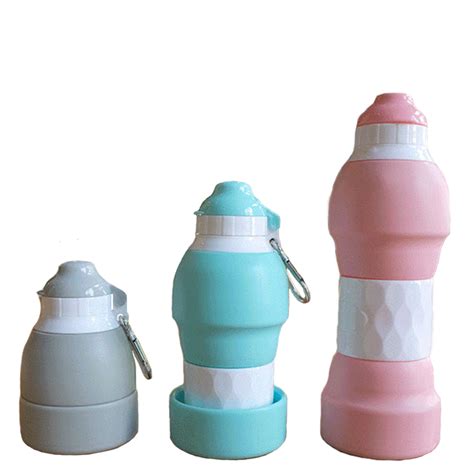 500ml Collapsible Silicone Water Bottle