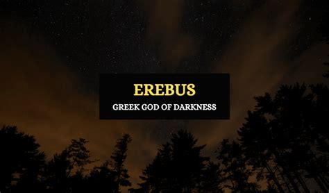 Erebus – Greek God of Darkness - Symbol Sage