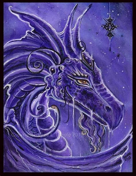 Purple Dragon original painting 11x14 acrylic on canvas by | Etsy | Dragon artwork, Fantasy art ...