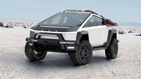 CyberTruck Overland with Unplugged Performance off-road accessories | City Magazine