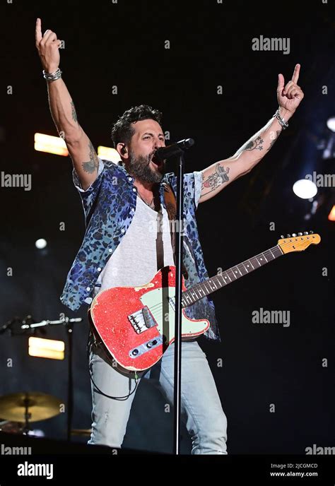 12 June 2022 - Nashville, Tennessee - Matthew Ramsey, Old Dominion. 2022 CMA Fest Nightly ...