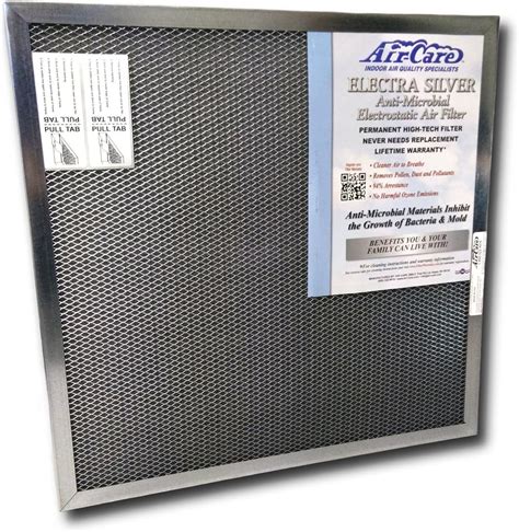 Electrostatic Washable Permanent A/C Furnace Air Filter, 16 x 25 x 1 inch : Amazon.ca: Home