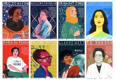 STEM role model posters celebrate female innovators - Positive News - Positive News