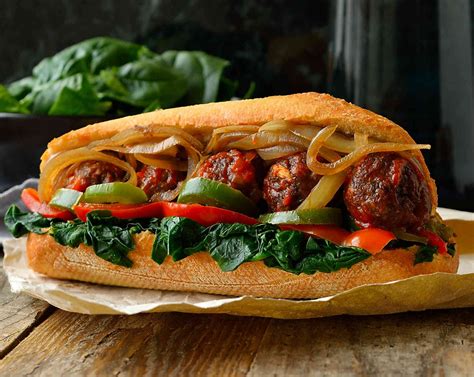 Vegan Meatball Sub - Cilantro and Citronella