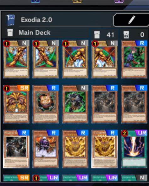 So this is my Exodia deck, please give suggestions (along with pictures if possible) Thank you ...