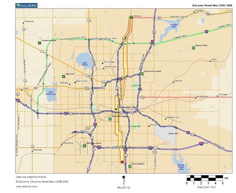 Oklahoma Highways - US Route 77 - Oklahoma City Area