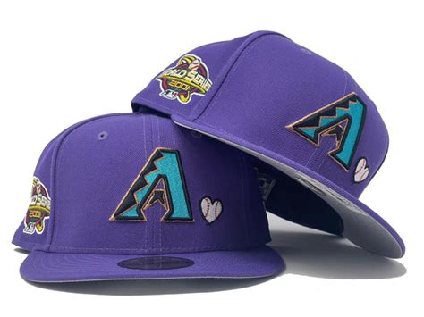 ARIZONA DIAMONDBACKS 2001 WORLD SERIES TEAM HEART 59FIFTY NEW ERA FITT ...