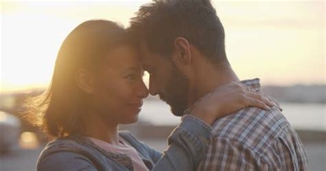 Happy Diverse Boyfriend Girlfriend Hug Enjoying Stock Footage Video (100% Royalty-free ...