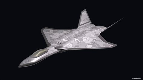 NGAD From Lockheed - 3D Model by Akela Freedom