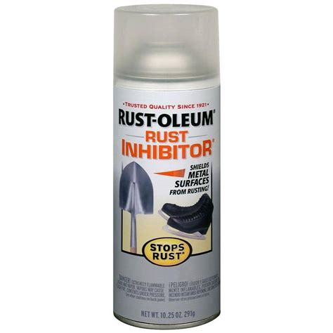 Rust-Oleum Stops Rust 10.25 oz. Rust Inhibitor Clear Spray Paint 224284 - The Home Depot
