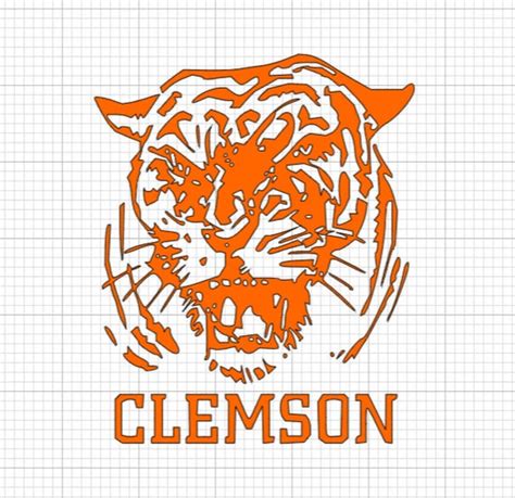 Clemson Tigers Svg File - Etsy