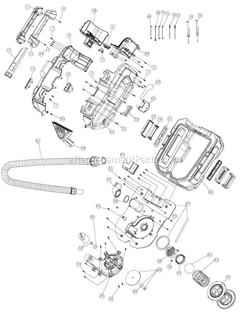 DeWALT DCV580 Parts List and Diagram : eReplacementParts.com