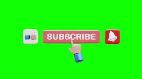 Youtube Like And Subscribe Animation Stock Video Footage for Free Download