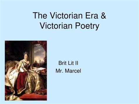 PPT - The Victorian Era & Victorian Poetry PowerPoint Presentation - ID ...