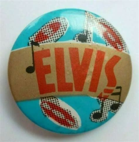 ELVIS PRESLEY VINTAGE 1970s/80s Badge Pop Music Rock n Roll EUR 4,44 - PicClick DE