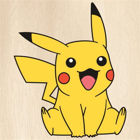 Pokemon Happy Pikachu Svg | Happy Pikachu PNG