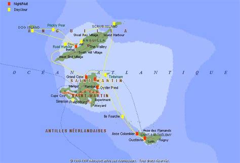 chart saint martin, caribbean sailing cruise