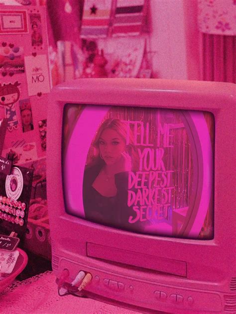 Pink y2k tv aesthetic | Pink glitter wallpaper, Pink camera, Pink retro wallpaper